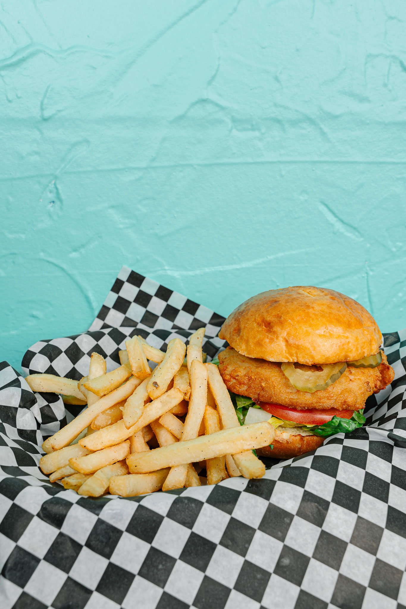 Menu item background mobile