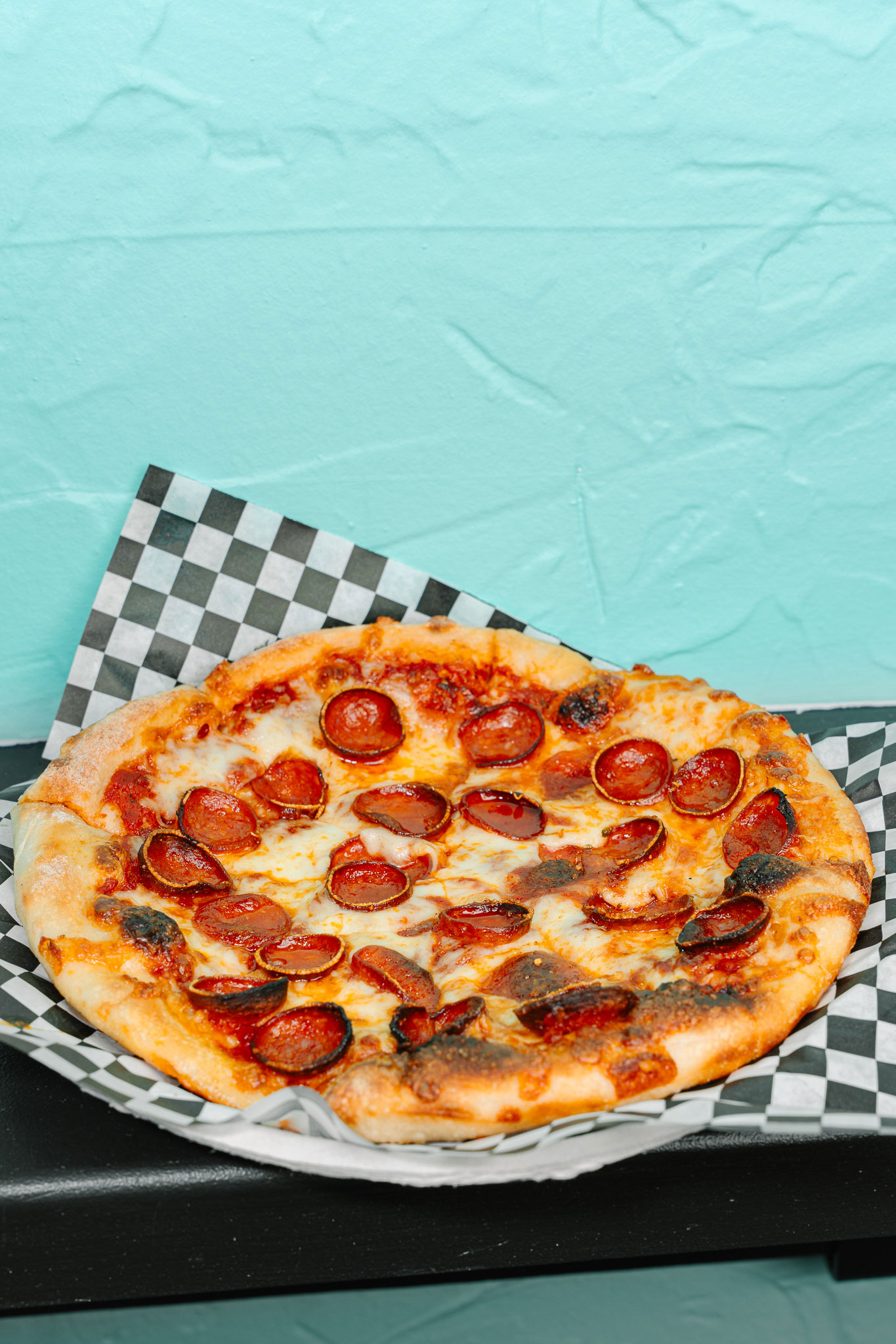 Menu item background mobile